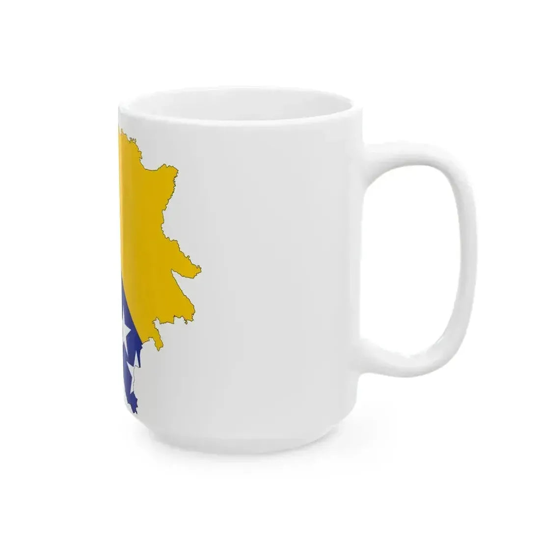 Bosnia and Herzegovina-Flagmap (Bosnia and Herzegovina) White Coffee Mug - Go Mug Yourself