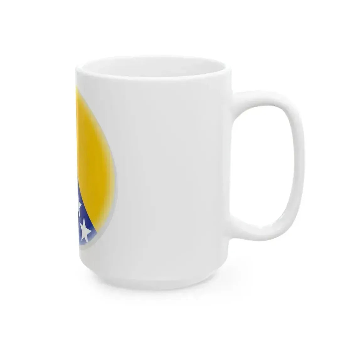 Bosnia and Herzegovina roundel (Bosnia and Herzegovina) White Coffee Mug - Go Mug Yourself