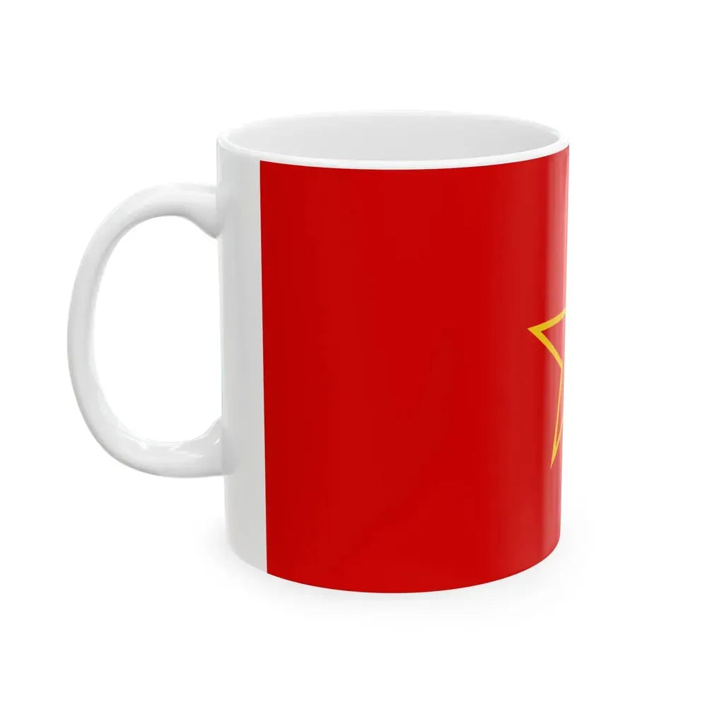Bosnian-Herzegovinian Partisans flag (Bosnia and Herzegovina) White Coffee Mug - Go Mug Yourself