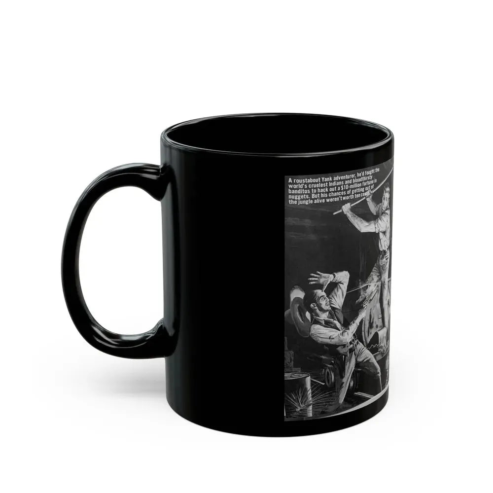 Boss of Brazil's Wildest Goldtown, For Men Only, June 1965 - Black Coffee Mug - Go Mug Yourself