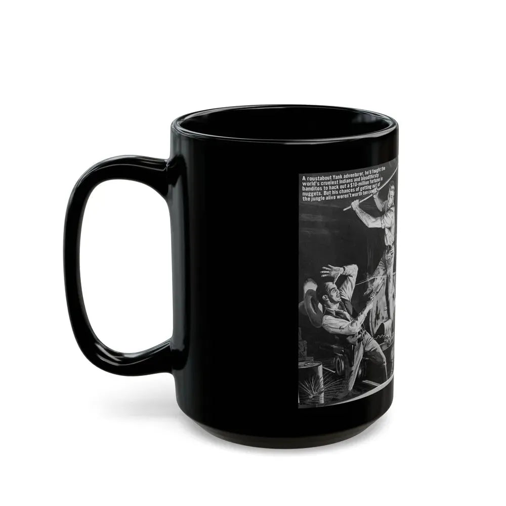 Boss of Brazil's Wildest Goldtown, For Men Only, June 1965 - Black Coffee Mug - Go Mug Yourself