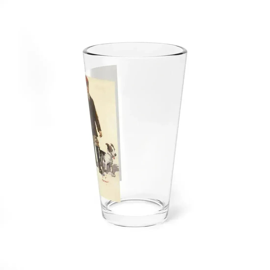 Boss of the Block (Magazine Illustration) Pint Glass 16oz - Go Mug Yourself