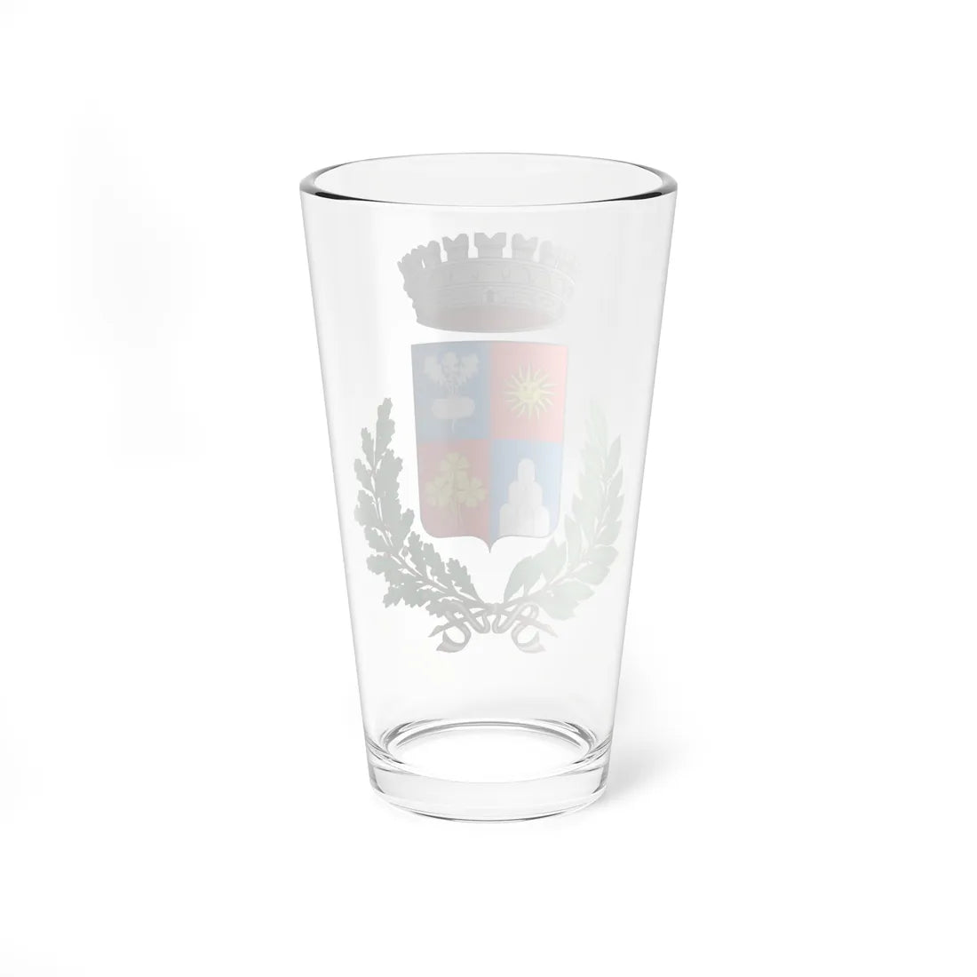 Bossico-Stemma (Italy) (Coat of Arms) Pint Glass 16oz - Go Mug Yourself
