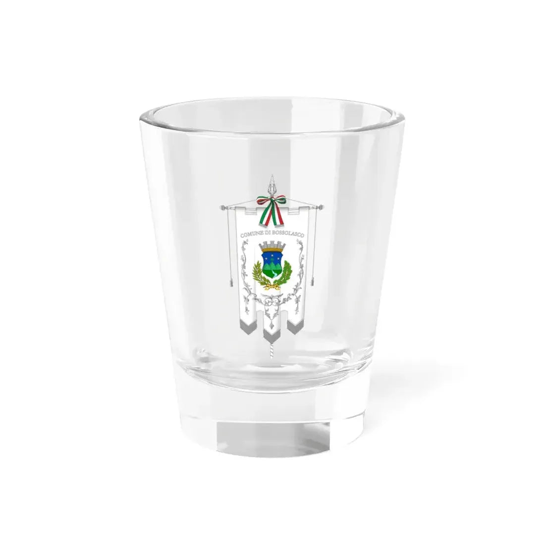 Bossolasco-Gonfalone (Italy) Shot Glass 1.5oz 1.5oz - Go Mug Yourself
