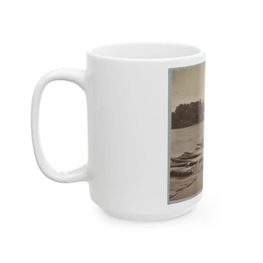 Boteler's Ford, Potomac River Near Shepherdstown. Point At Which Confederate Army Crossed After Battle Of Antietam (U.S. Civil War) White Coffee Mug - Go Mug Yourself