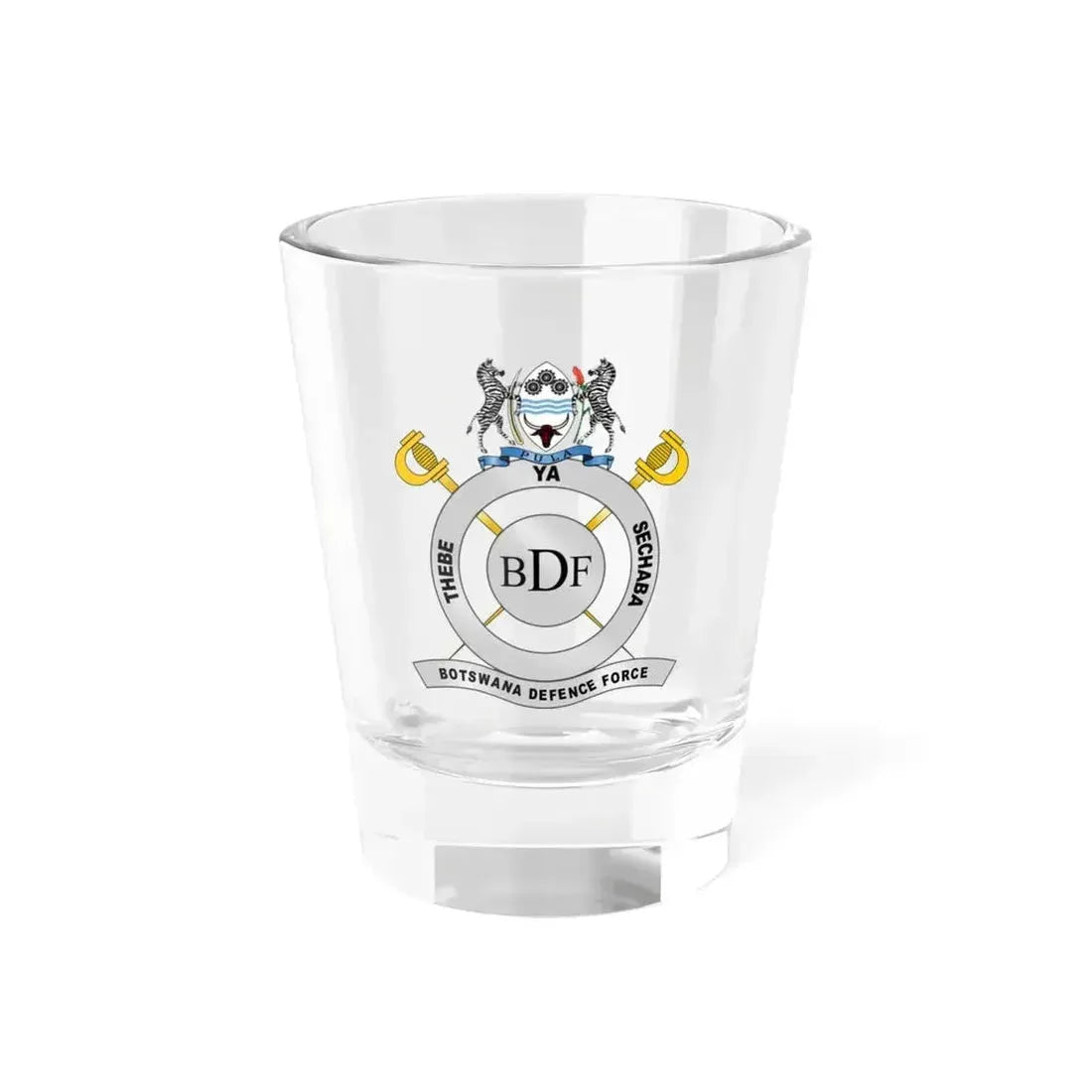 Botswana Defence Force - Shot Glass 1.5oz 1.5oz - Go Mug Yourself