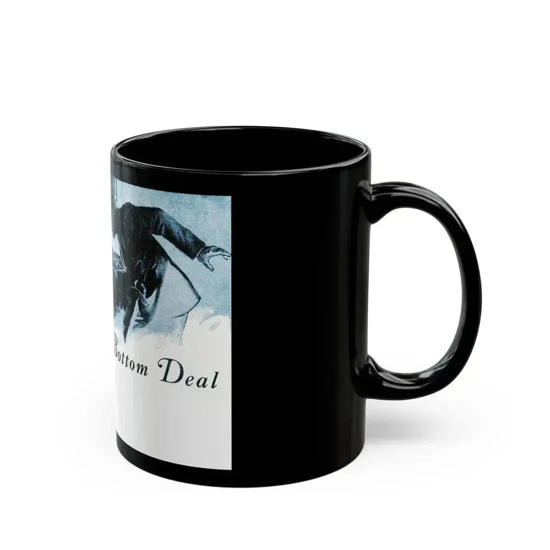 Bottom Deal, Blue Book Magazine, May 1941 - Black Coffee Mug - Go Mug Yourself