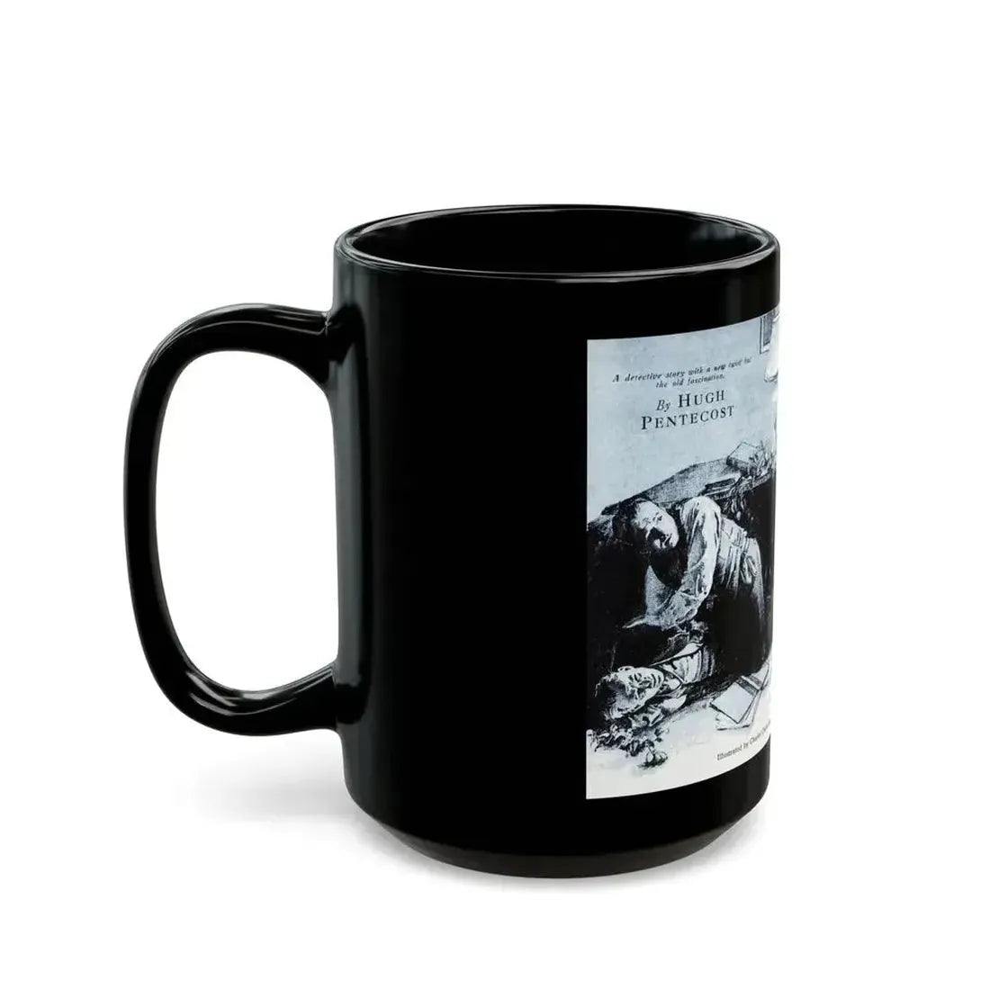 Bottom Deal, Blue Book Magazine, May 1941 - Black Coffee Mug - Go Mug Yourself