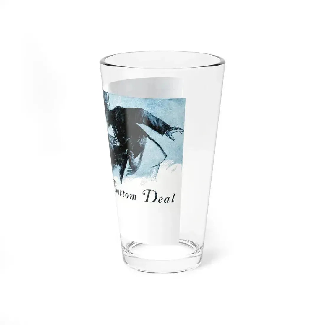 Bottom Deal, Blue Book Magazine, May 1941 (Magazine Illustration) Pint Glass 16oz - Go Mug Yourself