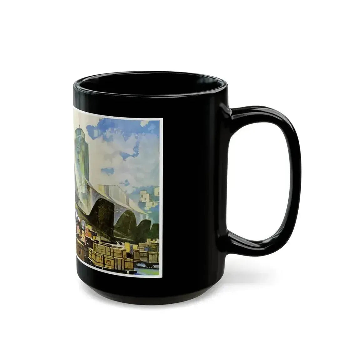 Bound For Bases in Africa, Europe and the Pacific, 1943 - Black Coffee Mug - Go Mug Yourself