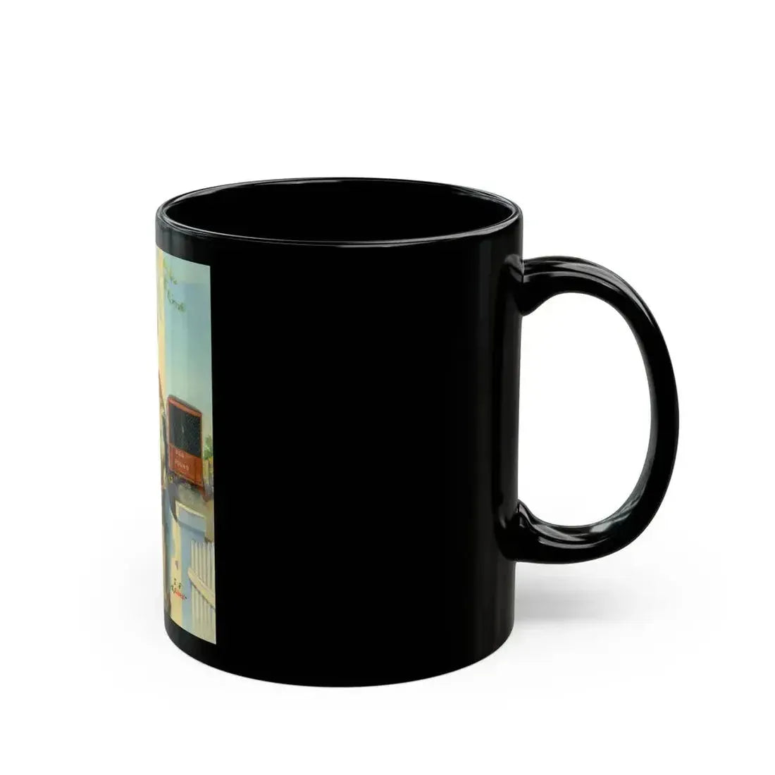Boy and his Dog, This Week cover, September 6, 1936 - Black Coffee Mug - Go Mug Yourself