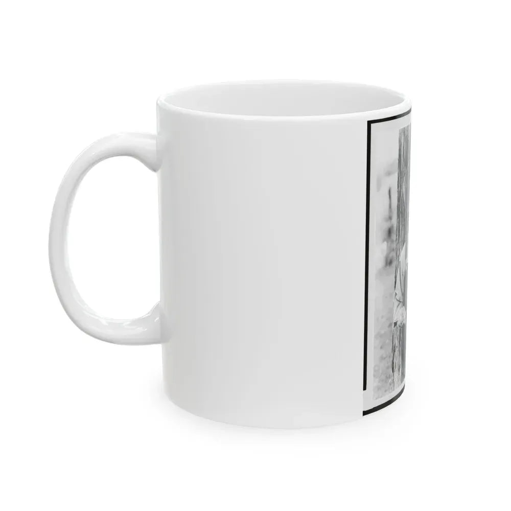 Boy Holding Union And Confederate Bullets, Perryville Battlefield, Perryville, Boyle County, Kentucky (U.S. Civil War) White Coffee Mug - Go Mug Yourself