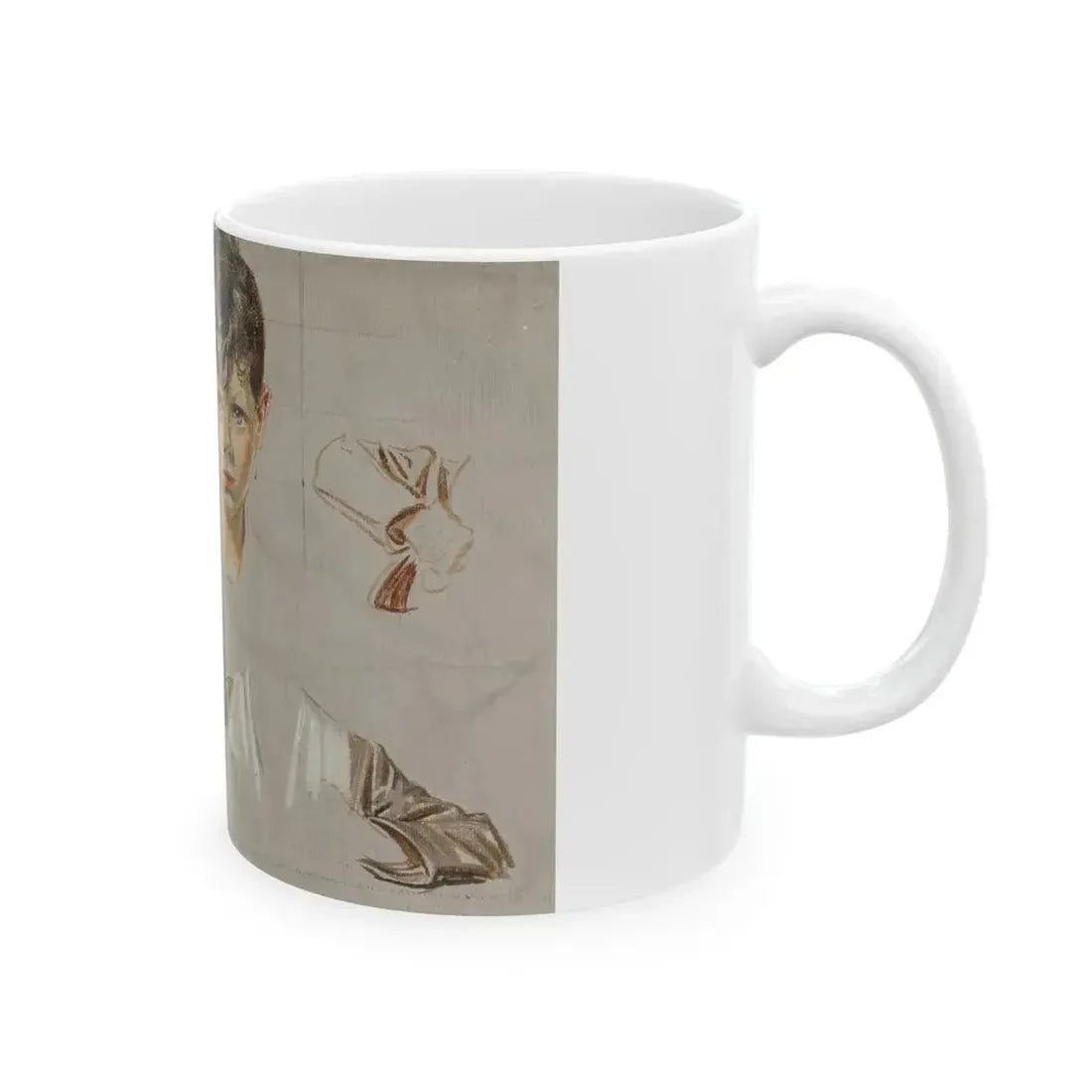 Boy study - White Coffee Mug - Go Mug Yourself