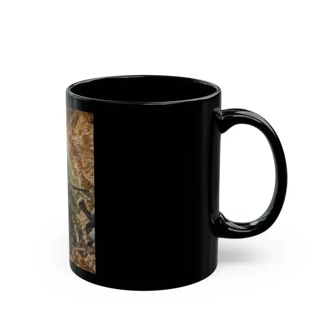 Boy with Molotov Cocktail, Russia Invades Germany - Black Coffee Mug - Go Mug Yourself