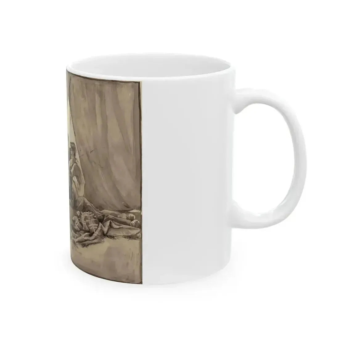 Boys and their Tents, 1894 - White Coffee Mug - Go Mug Yourself
