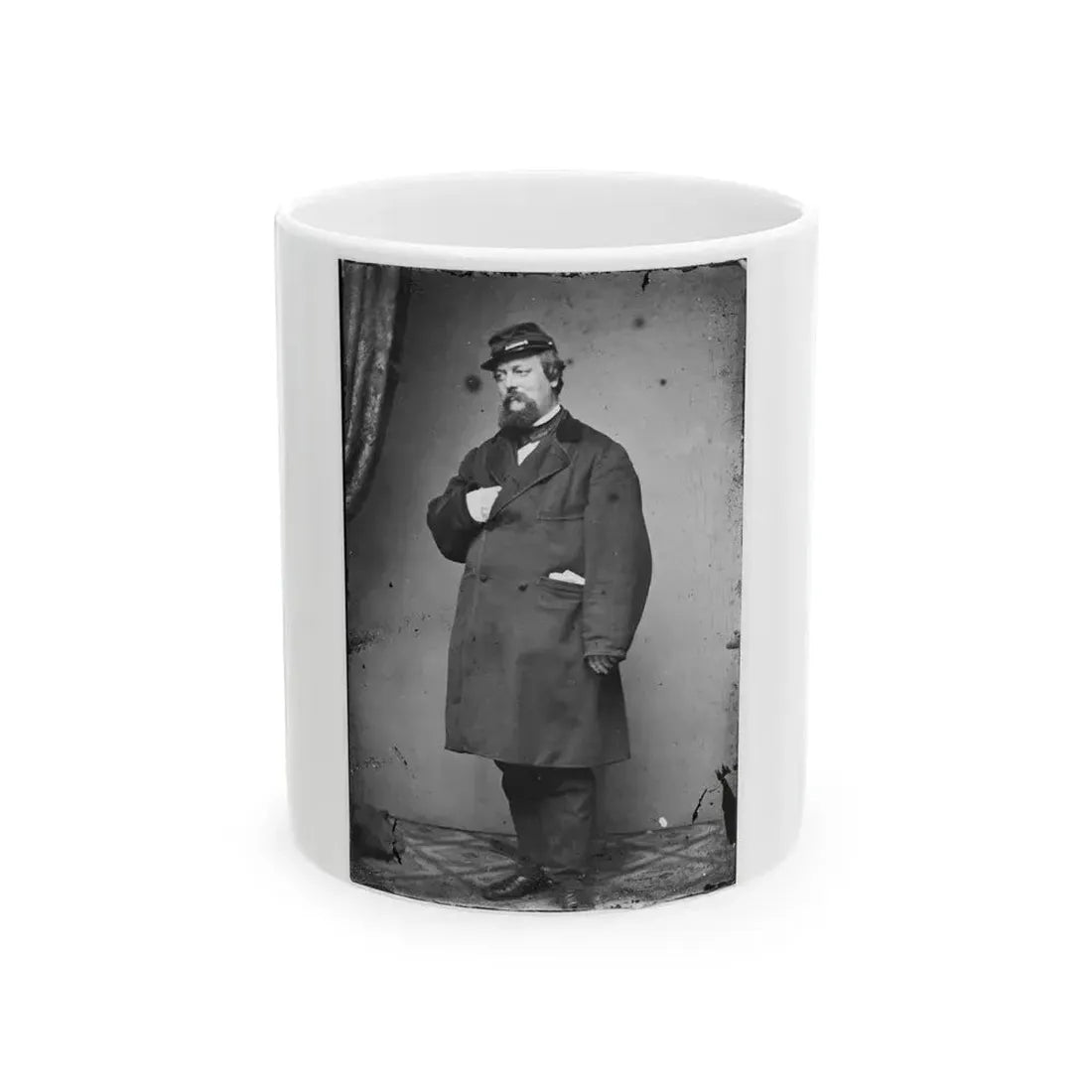 B.P. Poore (U.S. Civil War) White Coffee Mug 11oz - Go Mug Yourself