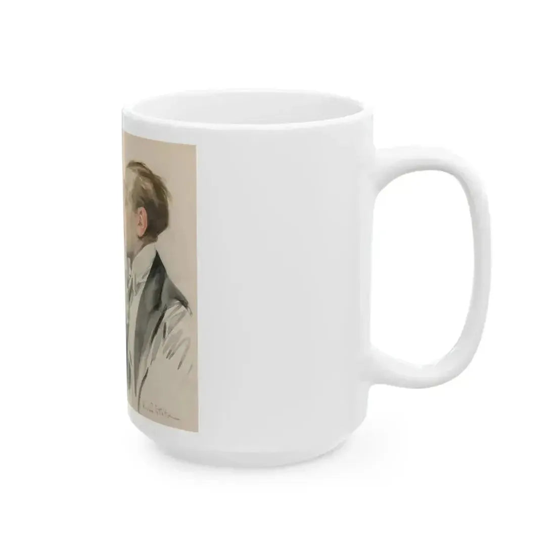 Bracing a Slacker, 1917 - White Coffee Mug - Go Mug Yourself
