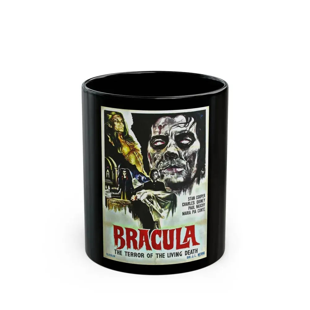 BRACULA (THE HANGING WOMAN) 1973 Movie Poster - Black Coffee Mug 11oz - Go Mug Yourself