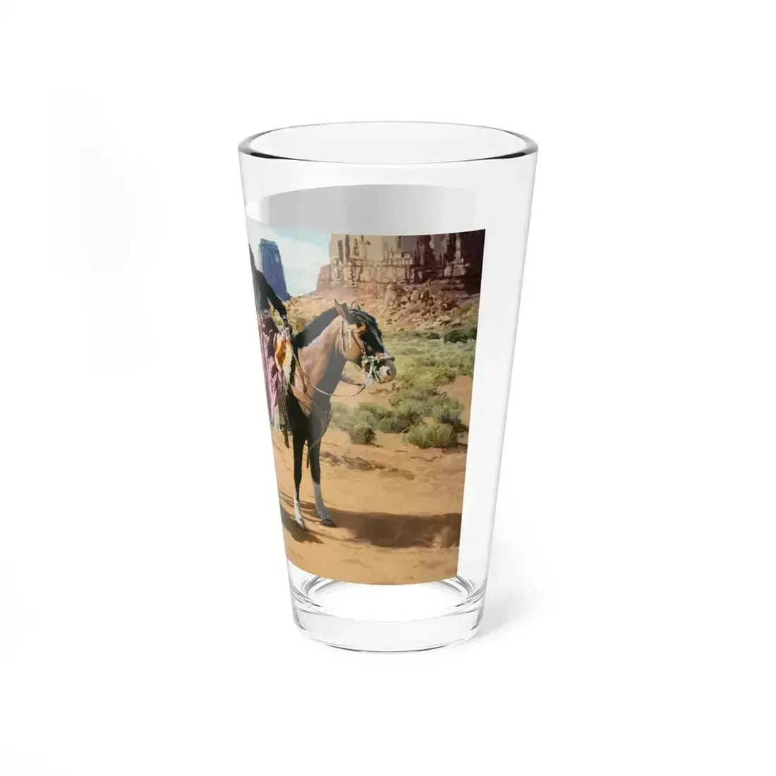 Brad Schmidt, Tagalong (Native Americans in Art) Pint Glass 16oz - Go Mug Yourself