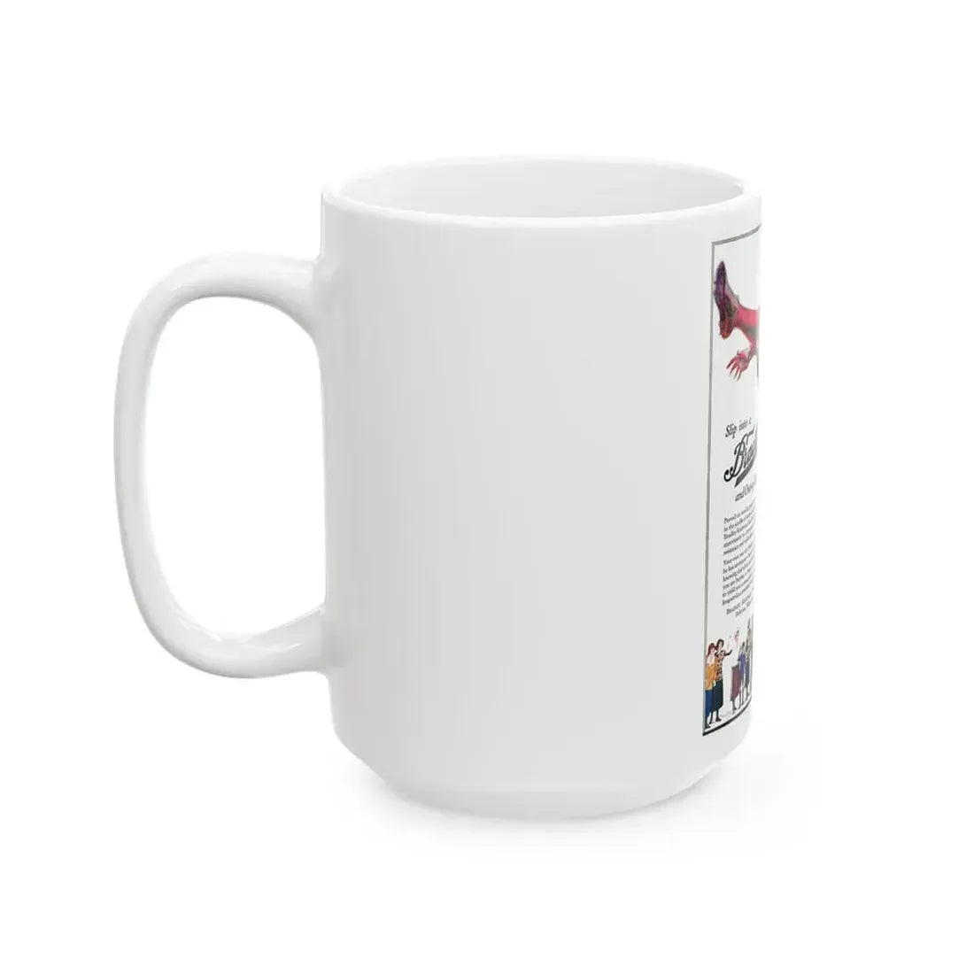 Bradley advertisement - White Coffee Mug - Go Mug Yourself