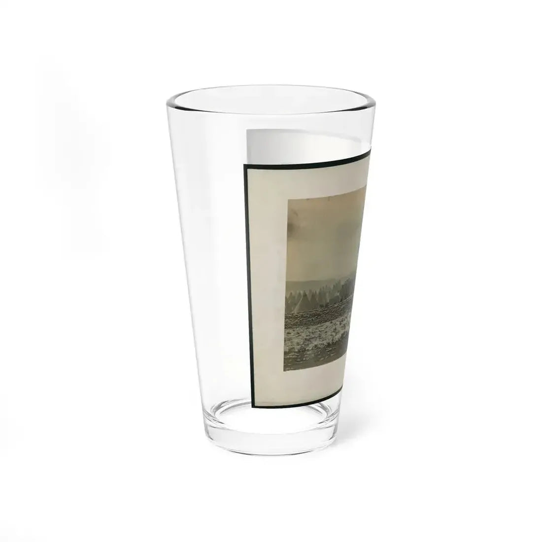 Brady's Incidents Of The War. (Fort Richardson Va.) Camp 1st. Conn Artilery Sic, Col. R.O. Tyler 001 (U.S. Civil War) Pint Glass 16oz - Go Mug Yourself
