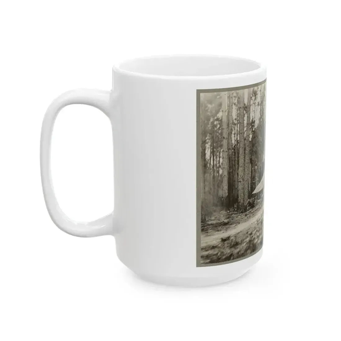 Brady's Photo Outfit In Front Of Petersburg, Va. 1864( ) (U.S. Civil War) White Coffee Mug - Go Mug Yourself