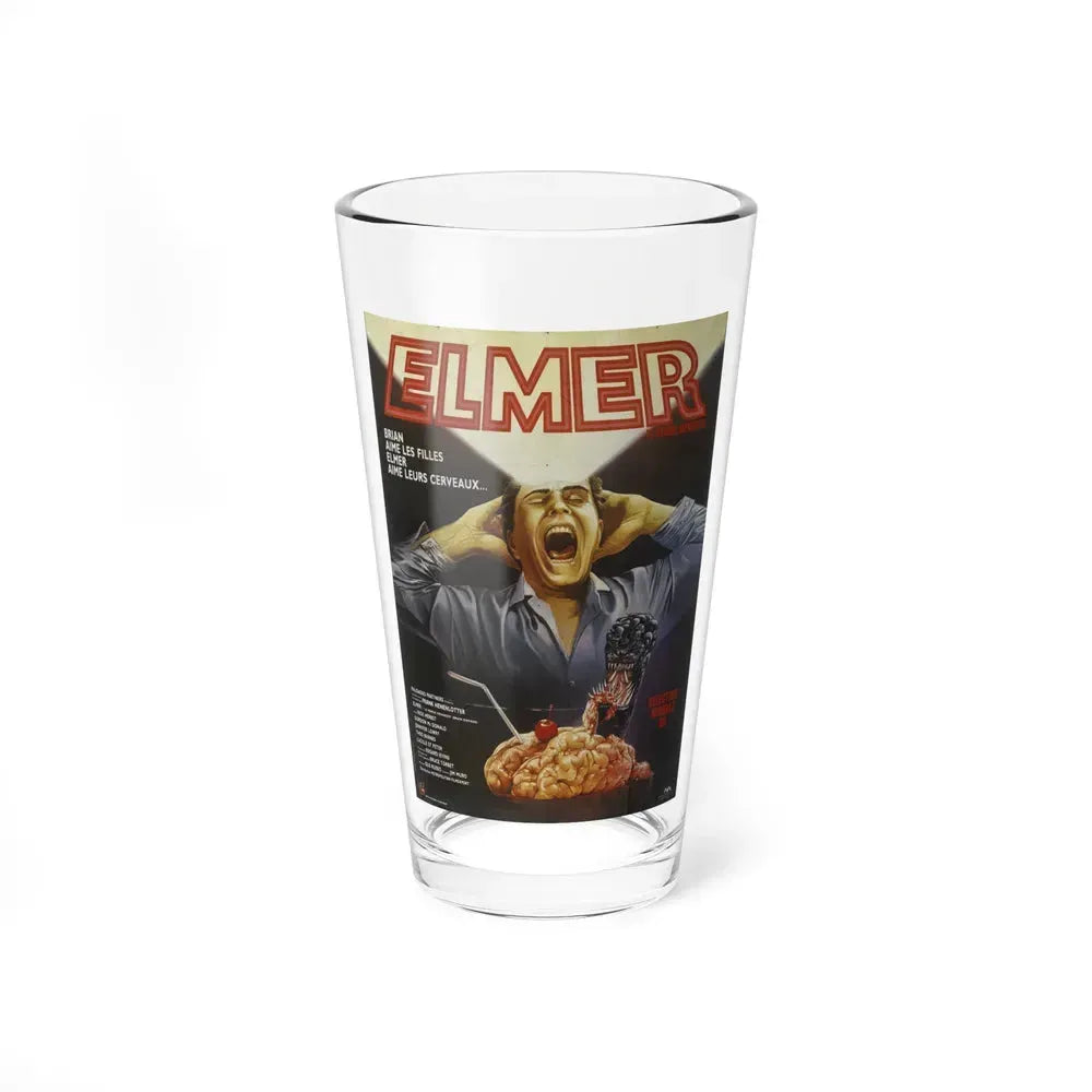 BRAIN DAMAGE (FRENCH) 1988 Movie Poster - Pint Glass 16oz 16oz - Go Mug Yourself