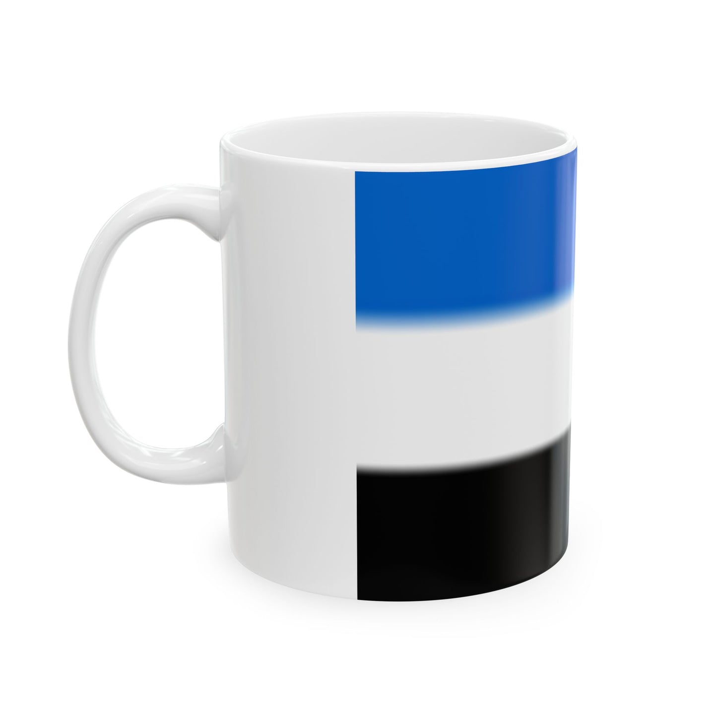 Braine-le-Comte flag proposal (Belgium) White Coffee Mug-Go Mug Yourself