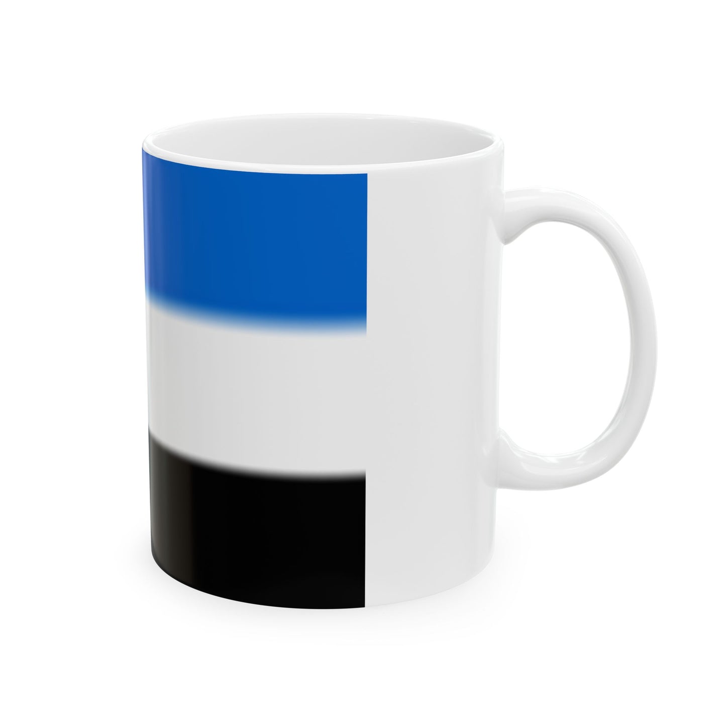 Braine-le-Comte flag proposal (Belgium) White Coffee Mug-Go Mug Yourself