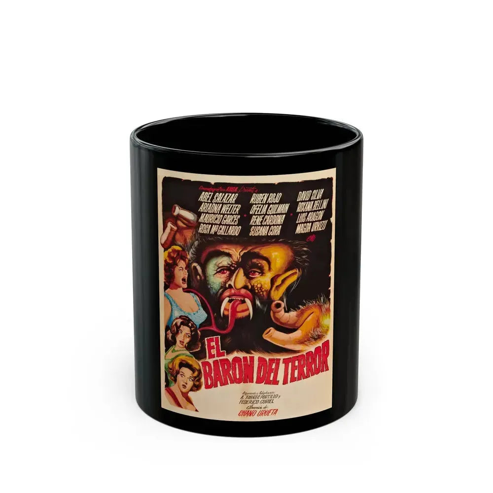 BRAINIAC (BARON OF TERROR) 1962 Movie Poster - Black Coffee Mug 11oz - Go Mug Yourself