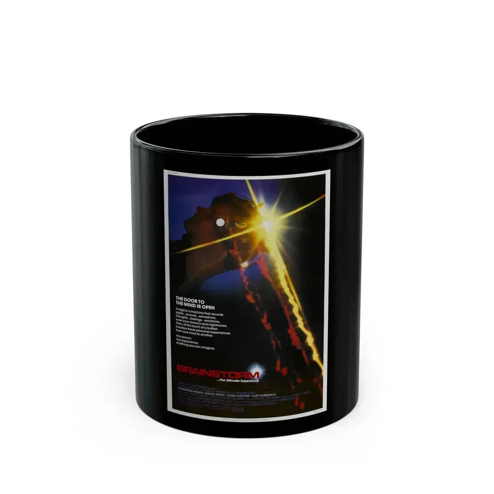 BRAINSTORM 1983 Movie Poster - Black Coffee Mug 11oz - Go Mug Yourself