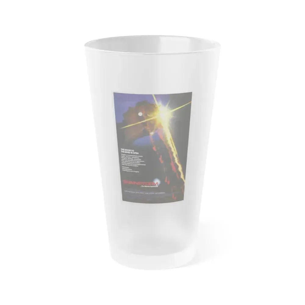 BRAINSTORM 1983 Movie Poster - Frosted Pint Glass 16oz 16oz Frosted - Go Mug Yourself