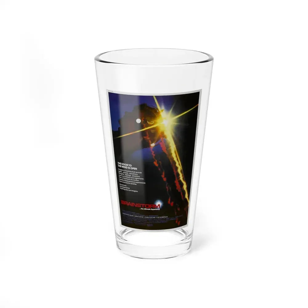 BRAINSTORM 1983 Movie Poster - Pint Glass 16oz 16oz - Go Mug Yourself