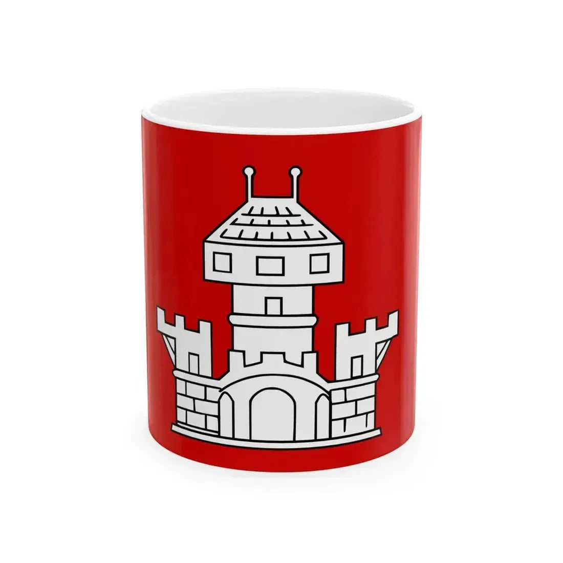 Braives vlag (Belgium) White Coffee Mug 11oz - Go Mug Yourself