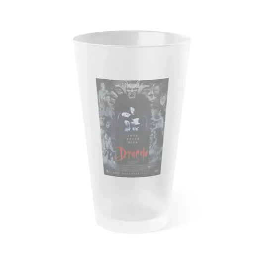 BRAM STOKERS DRACULA 1992 Movie Poster - Frosted Pint Glass 16oz 16oz Frosted - Go Mug Yourself