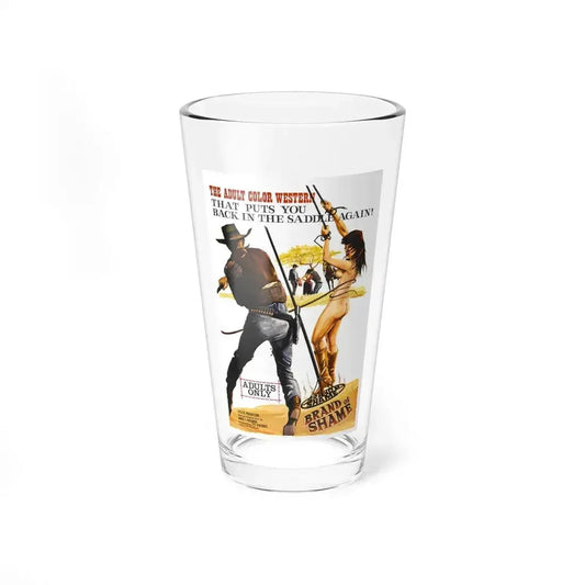 BRAND OF SHAME 1968 Movie Poster - Pint Glass 16oz 16oz - Go Mug Yourself