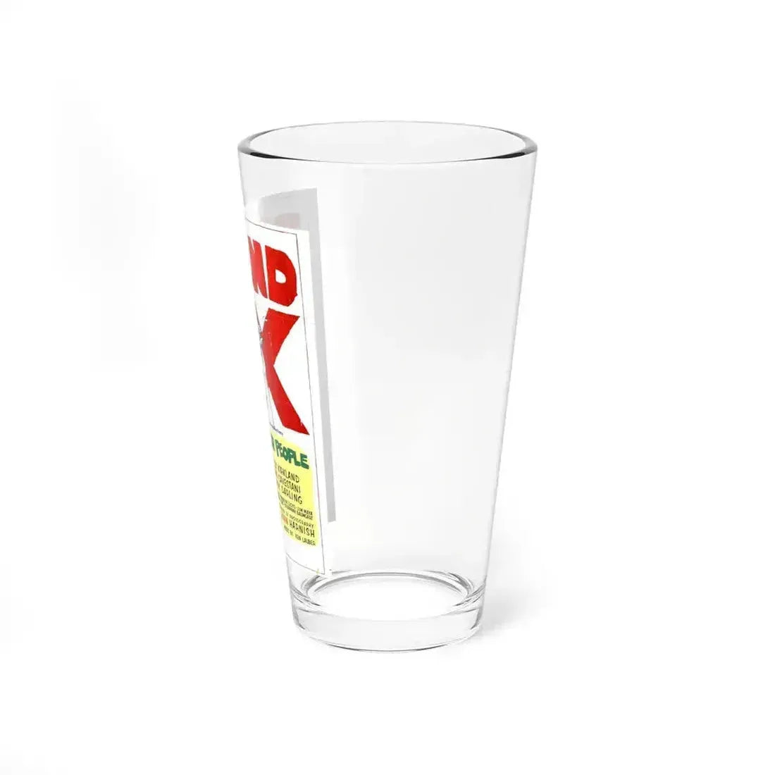 BRAND X 1970 Movie Poster - Pint Glass 16oz - Go Mug Yourself