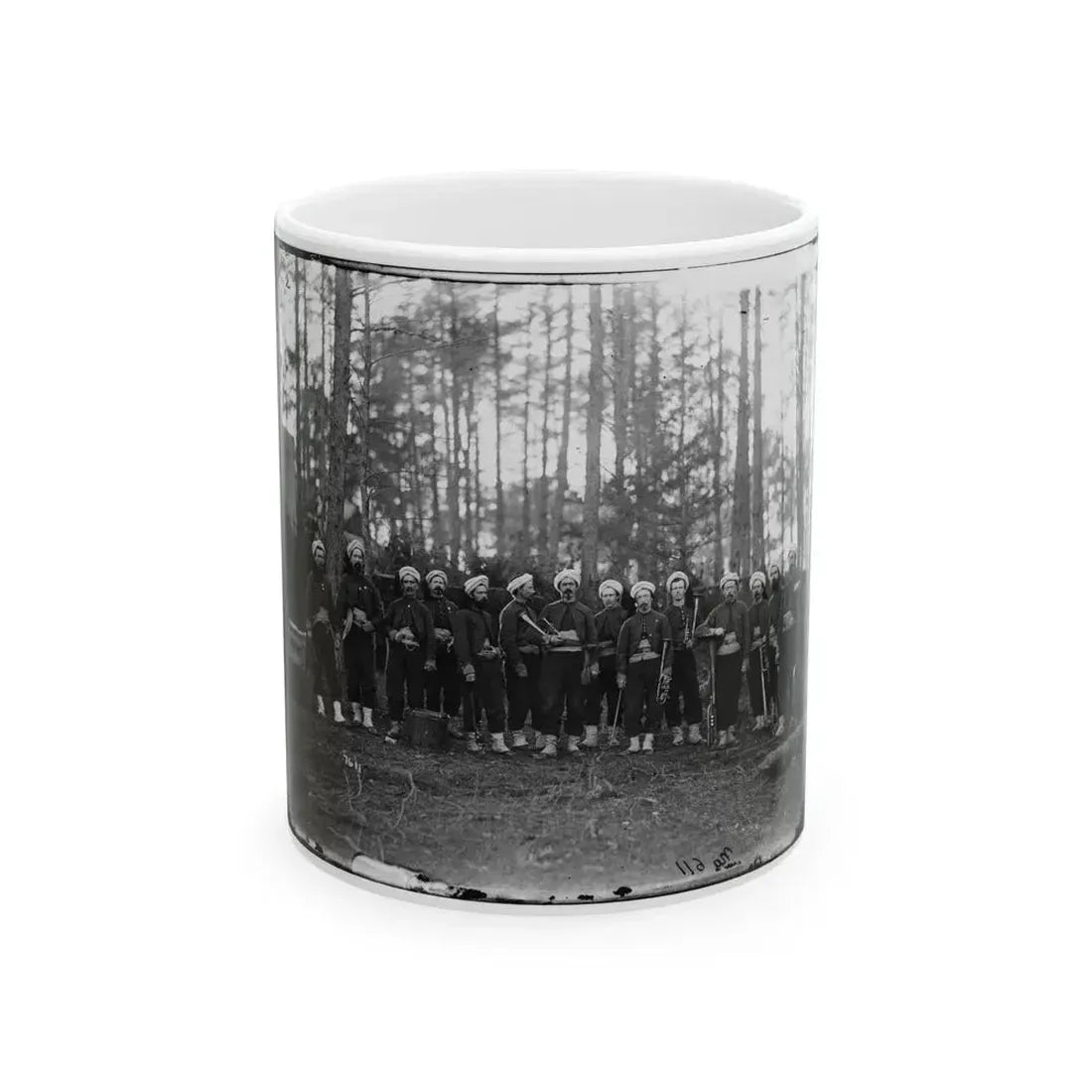 Brandy Station, Va. Band Of The 114th Pennsylvania Infantry (Zouaves) (U.S. Civil War) White Coffee Mug 11oz - Go Mug Yourself