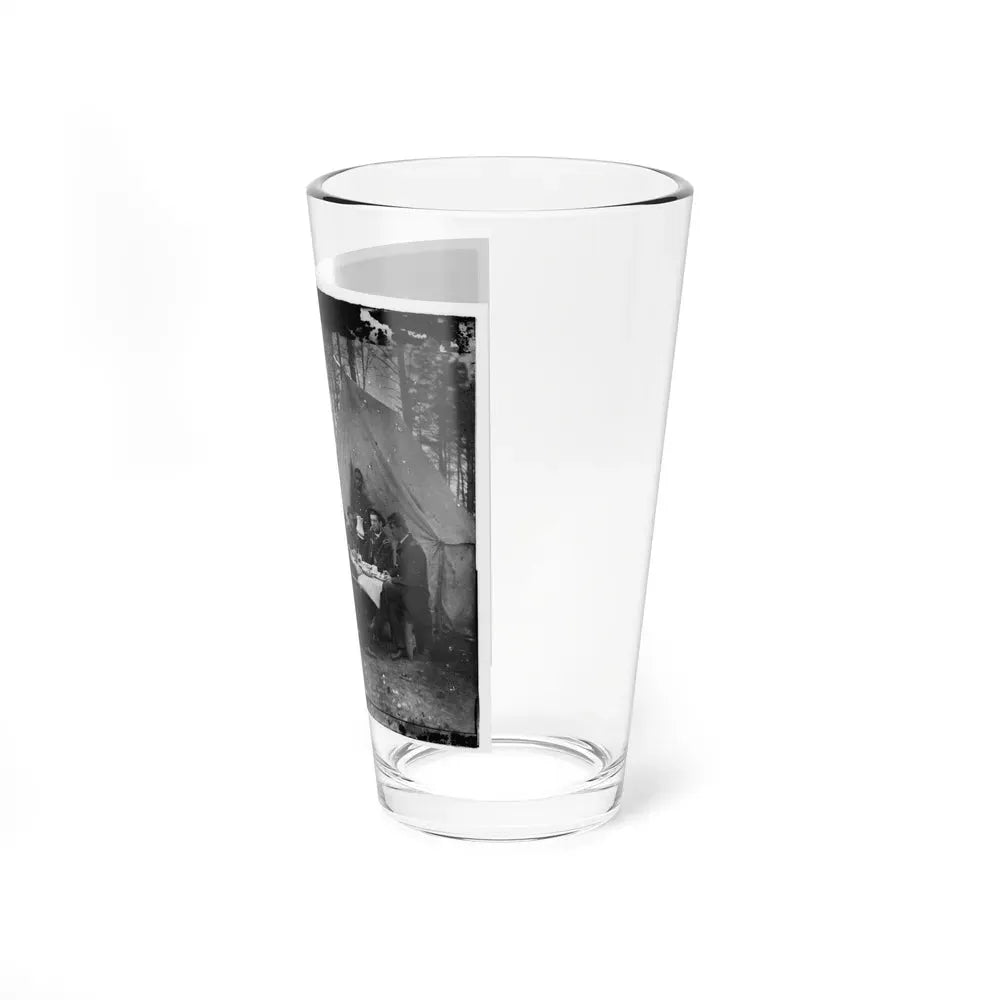 Brandy Station, Va. Dinner Party Outside Tent, Army Of The Potomac Headquarters (U.S. Civil War) Pint Glass 16oz - Go Mug Yourself