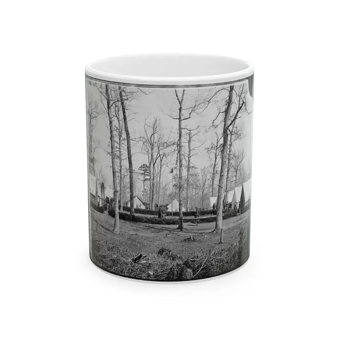 Brandy Station, Va. Field Hospital Of The 3rd Division, 2d Corps (U.S. Civil War) White Coffee Mug 11oz - Go Mug Yourself