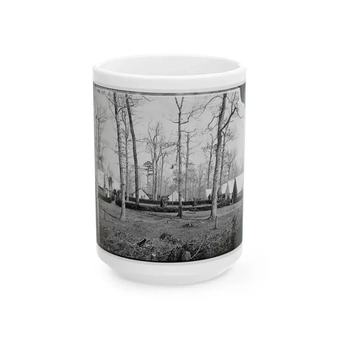 Brandy Station, Va. Field Hospital Of The 3rd Division, 2d Corps (U.S. Civil War) White Coffee Mug 15oz - Go Mug Yourself