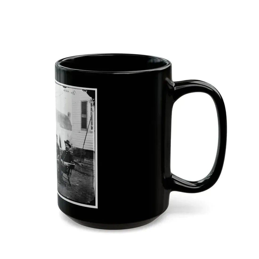 Brandy Station, Va. Four Provost Marshals Of The 3d Army Corps (U.S. Civil War) Black Coffee Mug - Go Mug Yourself