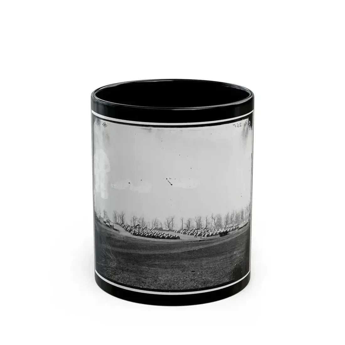 Brandy Station, Va. General View Of 6th New York Artillery Encampment (U.S. Civil War) Black Coffee Mug 11oz - Go Mug Yourself