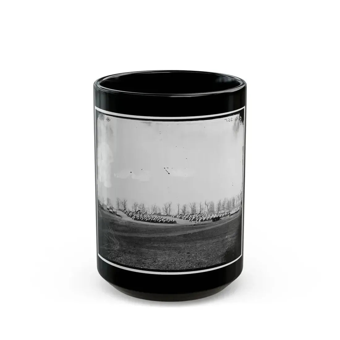 Brandy Station, Va. General View Of 6th New York Artillery Encampment (U.S. Civil War) Black Coffee Mug 15oz - Go Mug Yourself