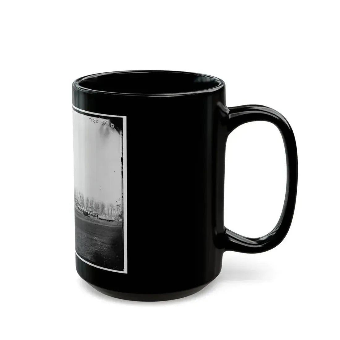 Brandy Station, Va. General View Of 6th New York Artillery Encampment (U.S. Civil War) Black Coffee Mug - Go Mug Yourself