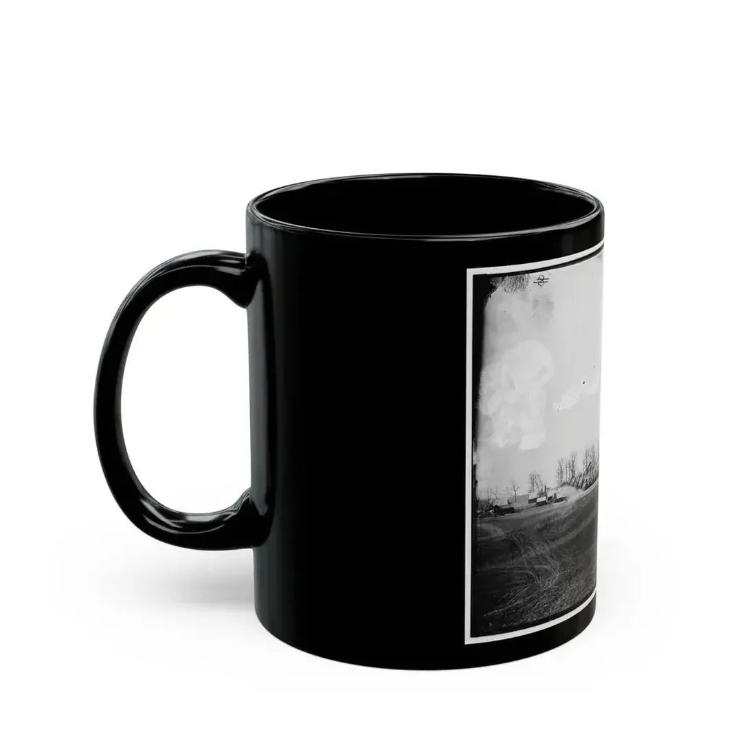 Brandy Station, Va. General View Of 6th New York Artillery Encampment (U.S. Civil War) Black Coffee Mug - Go Mug Yourself