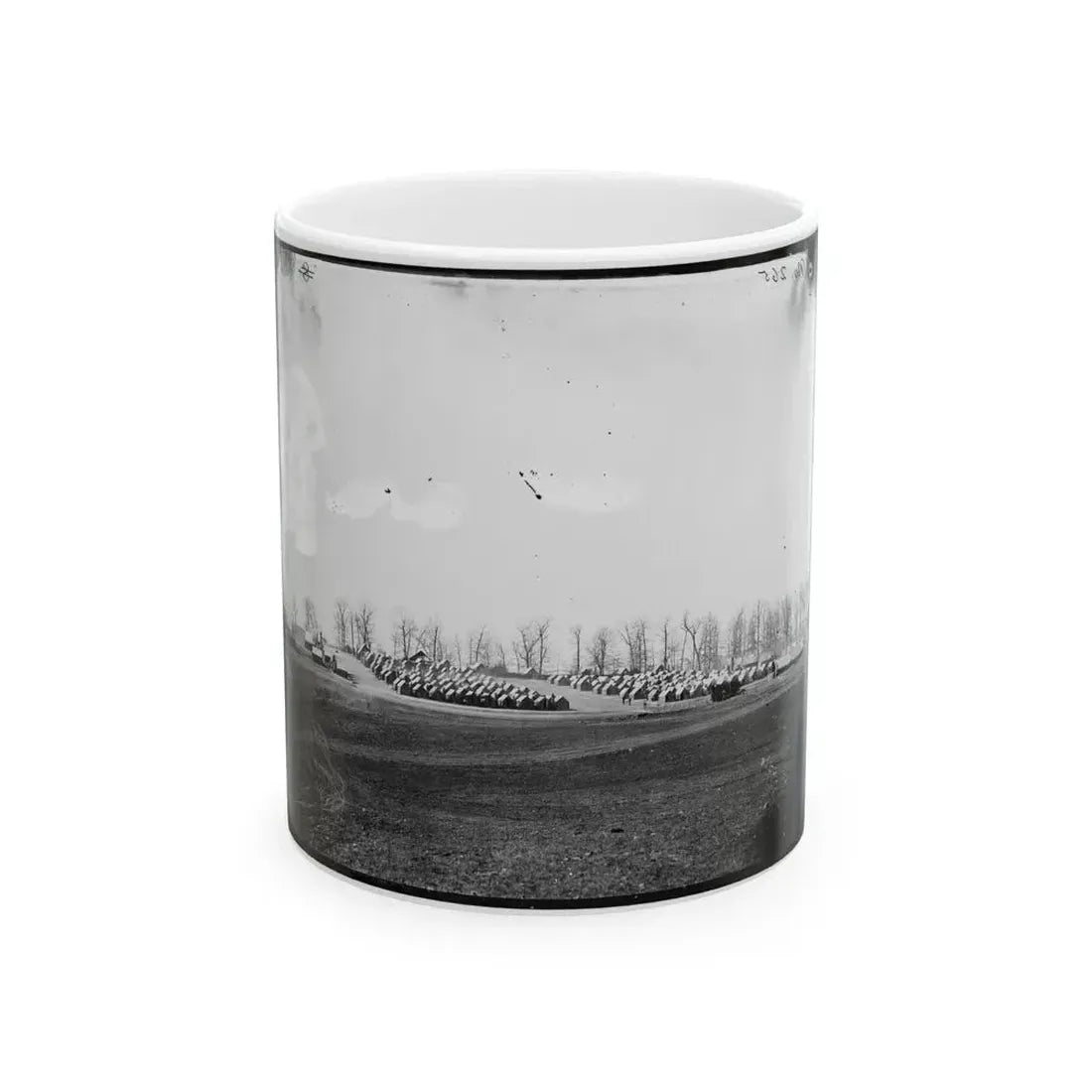 Brandy Station, Va. General View Of 6th New York Artillery Encampment (U.S. Civil War) White Coffee Mug 11oz - Go Mug Yourself