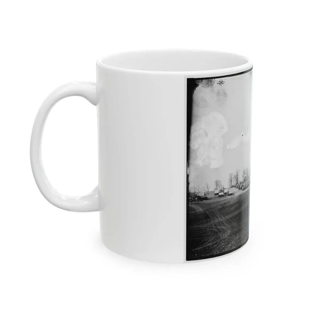 Brandy Station, Va. General View Of 6th New York Artillery Encampment (U.S. Civil War) White Coffee Mug - Go Mug Yourself