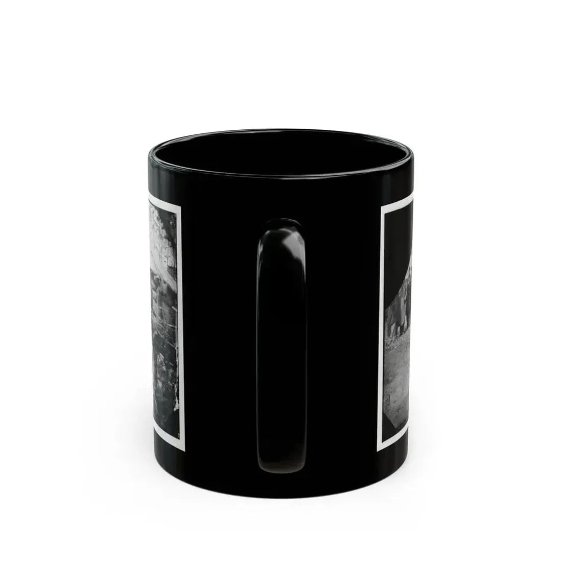 Brandy Station, Va. Gens. George G. Meade, John Sedgwick, And Robert O. Tyler With Staff Officers At Horse Artillery Headquarters (U.S. Civil War) Black Coffee Mug - Go Mug Yourself