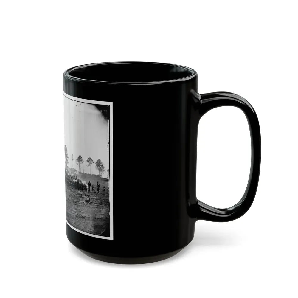 Brandy Station, Va. Guard Mount Of 114th Pennsylvania Infantry (1st Division, 3d Corps) (U.S. Civil War) Black Coffee Mug - Go Mug Yourself